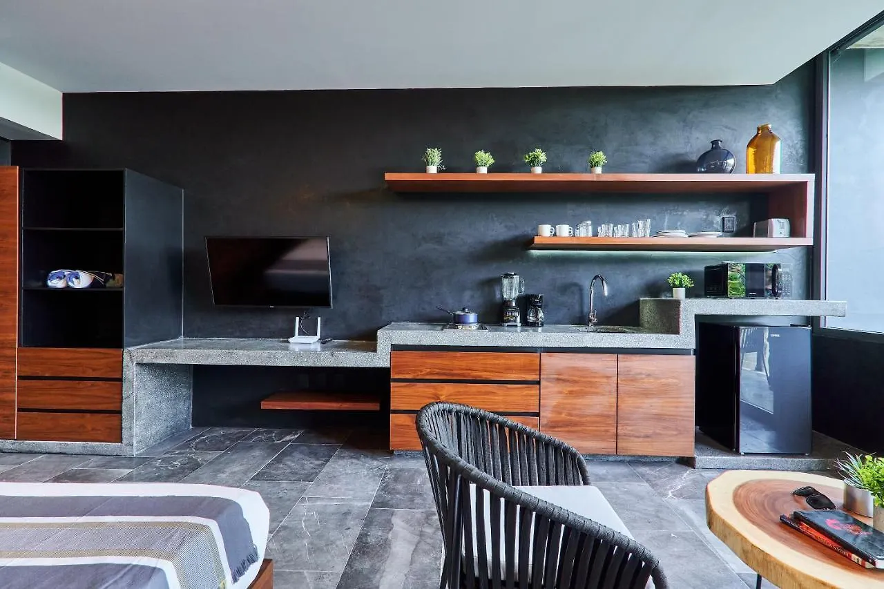Apartment James Bond - Centric Studio & Private Plunge Pool & Beach Club Access Tulum